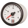AutoMeter ST3365 Stack 52mm 0-280 Ohm Programmable Pro Stepper Motor Fuel Level Gauge - White