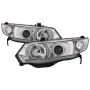 SPYDER 5010797 Projector Headlights - LED Halo - Chrome