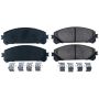 PowerStop 17-1324N PowerStop - Z17 Low-Dust Ceramic Brake Pads with Hardware
