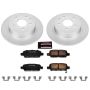 PowerStop CRK098 Genuine Geomet Coated Rotor and Low-Dust Ceramic Brake Pad Kit