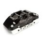 MPD RACING MPD17101 Brake Caliper Radial Mnt Black Alum Right Side