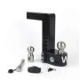 Weigh Safe WS10-2-KA-CER-BLA 10in Drop Hitch w/Built-in Scale & 2in Shank (8K/12.5K GTWR) w/WS05 - Black Cerakote