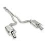 Stainless Works CTSV9CBLMF 09-15 Cadillac CTS-V Sedan 3in Catback System X-Pipe Turbo S-Tube Mufflers 4in Tips