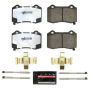 PowerStop Z36-1053B PowerStop - Z36 Truck and SUV Carbon-Fiber Ceramic Brake Pads with Hardware Kit