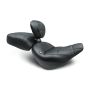 Mustang Motorcycle 79495 Mustang 18-21 Harley Street Bob Standard Touring Recessed Pass Seat - Black