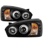 SPYDER 5042675 Projector Headlights - LED Halo - DRL - Black