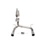 Corsa 18-21 Jeep Wrangler JLU 3.6L 2.75in Sport Cat-Back Exhaust w/ American Flag Tip