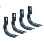 Go Rhino 6840465 07-10 GMC Sierra 1500/2500HD/3500HD Brackets for OE Xtreme Cab Length SideSteps