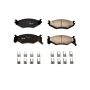 PowerStop 17-522 PowerStop - Z17 Low-Dust Ceramic Brake Pads with Hardware