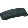 Mustang Motorcycle 77636 Mustang 93-13 Harley FL Touring Saddlebag Lid Covers Diamond Stitch - Black