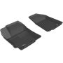 3D MAXpider 2012-2017 Kia Rio/Rio5 Kagu 1st Row Floormat - Black