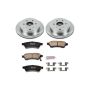 PowerStop KOE4621 OE Stock Replacement Low-Dust Ceramic Brake Pad and Rotor Kit