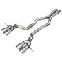 AWE Tuning 3020-42487 23-24 BMW G87 M2 Track Edition Exhaust - Chrome Silver Tips