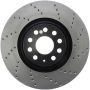 Stoptech 128.33144L Drilled Sport Brake Rotor