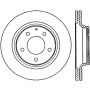 Stoptech 127.45052R Slotted & Drilled Sport Brake Rotor