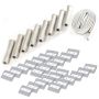 Design Engineering 10702 Protect-A-Boot & Wire Kit Silver 8 Cylinder