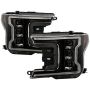 SPYDER 5088475 High-Power LED Module (High Beam And Low Beam) Equipped Headlights - Black
