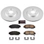 PowerStop CRK2292 Genuine Geomet Coated Rotor and Low-Dust Ceramic Brake Pad Kit