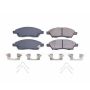 PowerStop 17-1592 PowerStop - Z17 Low-Dust Ceramic Brake Pads with Hardware