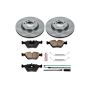 PowerStop KOE582 OE Stock Replacement Low-Dust Ceramic Brake Pad and Rotor Kit