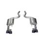 CORSA Performance 21041BLK Corsa 18-19 Ford Mustang 5.0L 3in Touring Axle-Back Dual Rear Exit w/ 4in Black PVD Pro-Seri