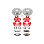 PowerStop KC1616-26 Z26 Street Performance Ceramic Brake Pad, Drilled Slotted Rotor, and Caliper Kit