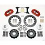 Wilwood 140-12298-DR Narrow Superlite 6R Front Hub Kit 12.88in Drill Red 79-87 GM G Body