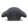 Mustang Motorcycle 79014AB Mustang 14-21 HD FL Touring Extended Arm Wrap-Around Backrest Deluxe - Black w/Red Stitching