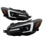 SPYDER 5088093 High-Power LED Module ( Low Beam ) Equipped Headlights - Black