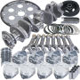 Eagle B15404E030 Chevy 350 4.030In Bore 3.750In Stroke -12CC Dome Balanced Rotating Assembly