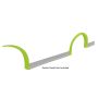 FIVESTAR FIV007-261-FYL MD3 Wheel Flares Dirt Flresnt Yellow Left