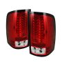 SPYDER 5014955 LED Tail Lights - Red Clear