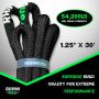 Rhino USA KROPE-1.25X30-BLK Kinetic Energy Recovery Rope (1.25In X 30Ft) Black