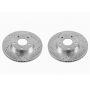 PowerStop JBR1599XPR PowerStop Evolution Performance Drilled, Slotted & Plated Brake Rotor Pair