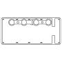 Cometic Gasket C4896 Cometic Cosworth BD Series .060in AFM Cam Cover Gasket