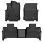 Husky Liners 95281 23-24 Toyota Sequoia WeatherBeater Front & Second Row Floor Liners - Black