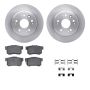 Dynamic Friction 6512-59387 Rotor Kit