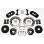 Wilwood 140-10943-D AERO4 Rear P-Brake Kit 14.00in Drilled Chevy 12 Bolt w/ C-Clips