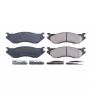 PowerStop 17-966 PowerStop - Z17 Low-Dust Ceramic Brake Pads with Hardware