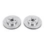 PowerStop AR82124XPR PowerStop Evolution Performance Drilled, Slotted & Plated Brake Rotor Pair