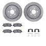 Dynamic Friction 7512-54080 Rotor Kit