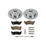 PowerStop KOE866 OE Stock Replacement Low-Dust Ceramic Brake Pad and Rotor Kit