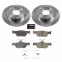 PowerStop KOE8334 OE Stock Replacement Low-Dust Ceramic Brake Pad and Rotor Kit