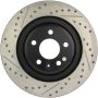 Stoptech 127.33125R Slotted & Drilled Sport Brake Rotor