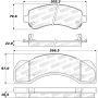 Stoptech 308.07170 Street Brake Pads