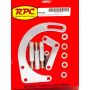 RACING POWER CO-PACKAGED RPCR7758 55-69 SBC Steel Low Mt Alt Bracket Chrome