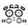 Wilwood 140-8853-D Forged Dynalite Rear Drag Kit Drilled Rotor Mopar/Dana 2.50in Off w/Snap Ring Brng