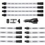 XKGLOW XK041005-W XK Glow Strip Single Color Underglow LED Accent Light Car/Truck Kit White - 8x24In Tube + 4x8In