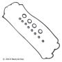 BECK/ARNLEY 036-1553 VALVE COVER GKT SET