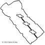 BECK/ARNLEY 036-1696 VALVE COVER GKT/GKTS